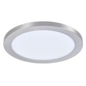 Miseno 9" Wide Flush Mount Ceiling Fixture Brushed Nickel