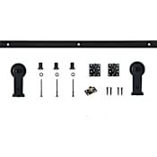 Miseno 36" Bi-Fold Barn Door Hardware Kit Black