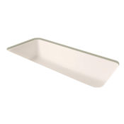 Miseno 43" Cast Iron Single Basin Kitchen Sink for Undermount Installations with Sound Dampening Technology Biscuit