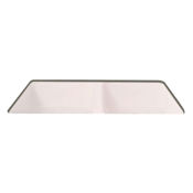 Miseno 43" Cast Iron Double Basin Kitchen Sink for Undermount Installations with 50/50 Split and Sound Dampening Technology Biscuit