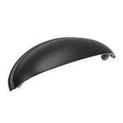 Miseno Hawthorne 3 Inch Center to Center Cup Cabinet Pull Matte Black