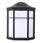 Miseno 10" Tall LED Outdoor Wall Sconce Black