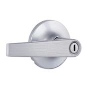 Miseno Momac Straight Privacy Door Lever Set Satin Chrome