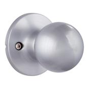 Miseno Urbanna Ball Non-Turning One-Sided Door Knob Satin Chrome