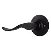 Miseno Torry Wave Right Handed Non-Turning One-Sided Door Lever Matte Black