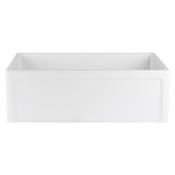 Miseno Modena 30" Single Basin Reversible Farmhouse Fireclay Kitchen Sink White
