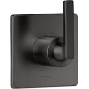 Miseno Elysa Single Handle 6 Function Diverter Valve Trim - Less Valve Flat Black