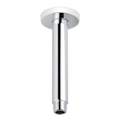 Miseno 6" Ceiling Mounted Shower Arm and Flange Polished Chrome