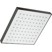 Miseno 1.8 GPM Single Function Rain Shower Head Flat Black