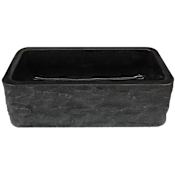 Miseno 33" Farmhouse Single Basin Granite or Marble Kitchen Sink Black