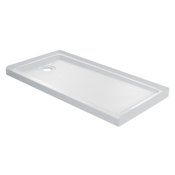 Miseno 59-7/8" x 30" Shower Base with Single Threshold and Left Drain White