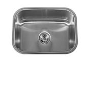 Miseno 23-1/2" Undermount Single Basin Stainless Steel Kitchen Sink 18 Gauge Stainless Steel