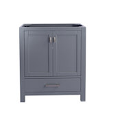 Miseno Wilson 30" Single Free Standing Vanity Cabinet - Less Vanity Top Grey