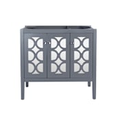 Miseno Mediterraneo 36" Single Free Standing Vanity Cabinet - Less Vanity Top Grey