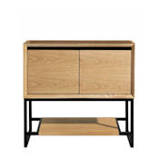 Miseno Alto 36" Single Free Standing Vanity Cabinet - Less Vanity Top California White Oak