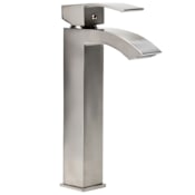 Miseno Remi-T 1.2/2.2 GPM Single Hole Vessel Bathroom Faucet Brushed Nickel