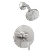Miseno Mia Shower Trim Package with Single Function Shower Head PVD Brushed Nickel