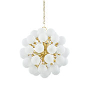 Mitzi Antoneta 6 Light 21" Wide Sputnik Chandelier Aged Brass
