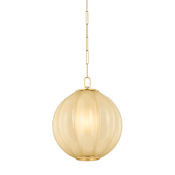 Mitzi Bernadine 16" Wide Suspension Pendant Aged Brass