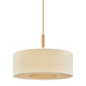 Mitzi Miller 4 Light 28" Wide Pendant Aged Brass