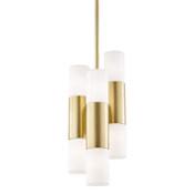 Mitzi Lola 6 Light 7-1/2" Wide LED Multi Light Pendant Aged Brass