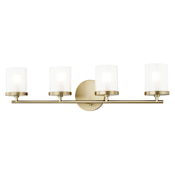 Mitzi Ryan 4 Light 24-3/4" Wide Vanity Light Aged Brass