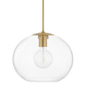 Mitzi Margot 16" Wide Pendant Aged Brass