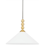 Mitzi Sang 20" Wide Pendant Aged Brass
