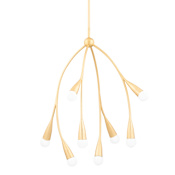 Mitzi Elsa 8 Light 24" Wide Chandelier Gold Leaf