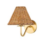 Mitzi Issa 10" Tall Wall Sconce Aged Brass