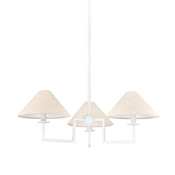 Mitzi Gladwyne 3 Light 30" Wide Chandelier Textured White