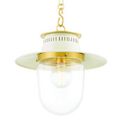 Mitzi Nori 13" Wide Pendant Aged Brass