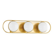 Mitzi Amy 3 Light 16" Wide Vanity Light Aged Brass