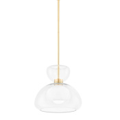 Mitzi Cortney 12" Wide Pendant Aged Brass