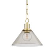 Mitzi Anniebee 11" Wide Pendant Aged Brass