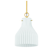 Mitzi Corinthia 10" Wide Pendant Aged Brass