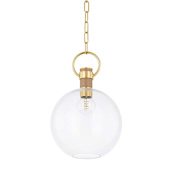 Mitzi Catrine 12" Wide Pendant Aged Brass