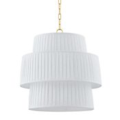 Mitzi Rya 22" Wide Pendant Aged Brass