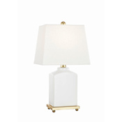 Mitzi Brynn Single Light 17" Tall Buffet Table Lamp Cloud