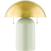 Mitzi Gaia 2 Light 17" Tall Buffet Table Lamp Aged Brass