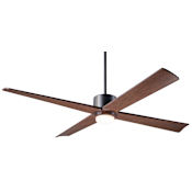 Modern Fan Co. Nouveau DC 56" 4 Blade Indoor / Outdoor LED Ceiling Fan Dark Bronze / Brass