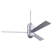 Modern Fan Co. Cirrus 50" 3 Blade Indoor Ceiling Fan with Custom Blade and Control Options Brushed Aluminum