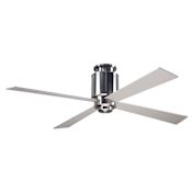 Modern Fan Co. Lapa 50" 4 Blade Indoor Ceiling Fan with Custom Blade and Control Options Bright Nickel
