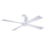 Modern Fan Co. Lapa 50" 4 Blade Indoor Ceiling Fan with Custom Blade and Control Options Gloss White