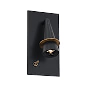 Modern Forms Wizard 10" Tall 3000K LED Task Light Black / Aged Brass