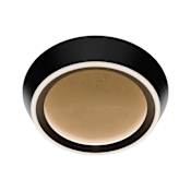 Modern Forms Tinzel 18" Wide 3500K LED Flush Mount Ceiling Fixture / Wall Sconce Black / Gold Leaf
