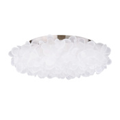 Modern Forms Fluffy 22" Wide LED Flush Mount Ceiling Fixture / Wall Sconce Brushed Nickel
