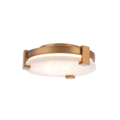 Modern Forms Catalonia 11" Wide LED Flush Mount Ceiling Fixture - 277 Aged Brass