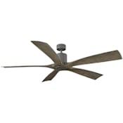 Modern Forms Aviator 70" 5 Blade Indoor / Outdoor Smart Ceiling Fan Graphite