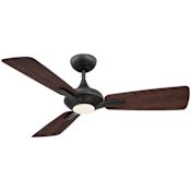 Modern Forms Mykonos 3 52" 3 Blade Indoor / Outdoor Smart LED Ceiling Fan Bronze / 2700K